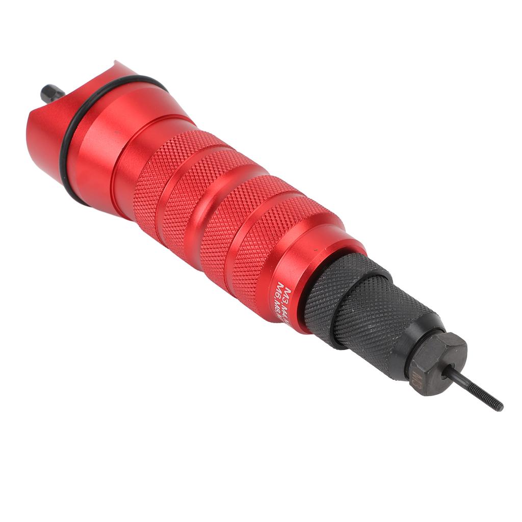 Adapter-Set für elektrische Nietbohrer, tragbar, mit 6 austauschbaren Köpfen, Adapter für kabellose Nietpistole