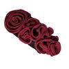 Ruffle Edge 3d Flower Applique for Evening Party Gown Costume Decoration Sewing on Flower Patches for Handcraft Project