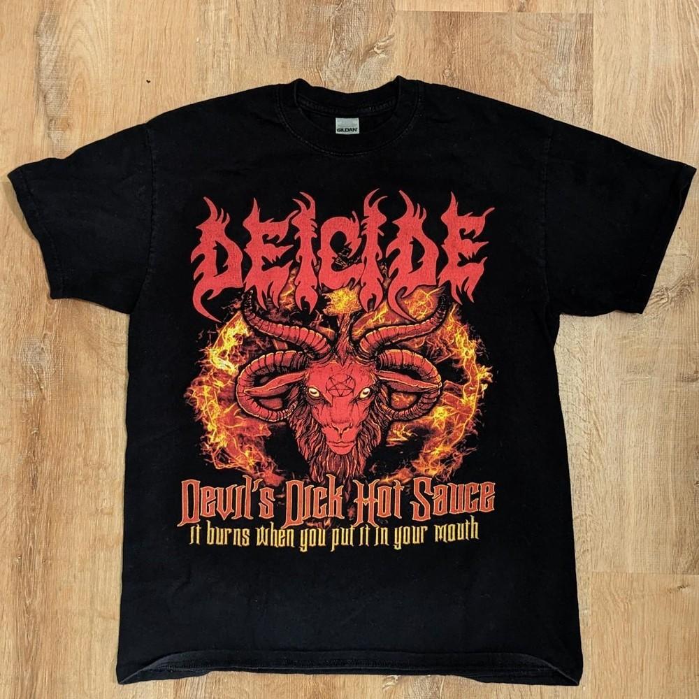 

Decide - Devils Dick Hot Sauce Black short sleeve Vtg Remake tee Unisex T-Shirt XXXL