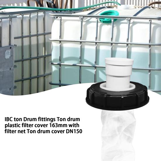 Tank Filter Lid Different Angle Caliber T Shape F Shape Dirt Debris Removal Bore Protection Acid Resistant IBC Slit Filter Cover