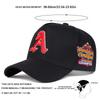 Unisex Gothic Letter A Embroidery Side Worldwide Baseball Caps Outdoor Adjustable Spring and Autumn Casual Sunscreen Hat