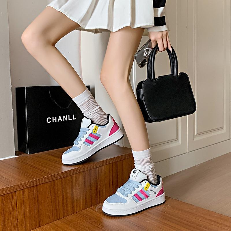 Fashion Women Sneakers New Fashion Aerating Plate Shoes for Women All-Matching Platform couple White Shoes Outdoor Casual Sneakers Women