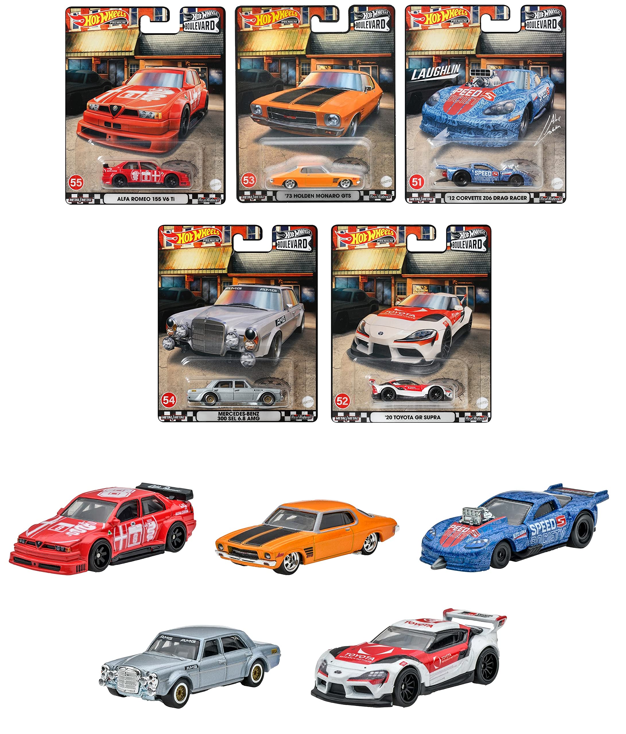 

Hot Wheels Boulevard Ассортимент [Коробка из 10 мини-машинок] [Возраст 3 года и старше] 986L-GJT68