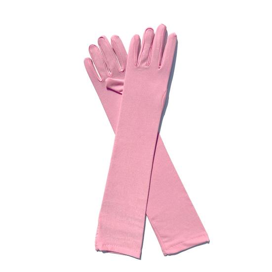 1 Pereche Mănuși Lungi Culoare Solidă Super Moale Foarte Elastic Prietenoase cu Pielea Rezistente la Decolorare Decorative Mătase de Lapte Femei Dans