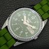 REFURBISHED SEIKO 5 AUTOMATIC 6309A JAPAN MENS VINTAGE GREEN WATCH a441627-1 Sk-a441627