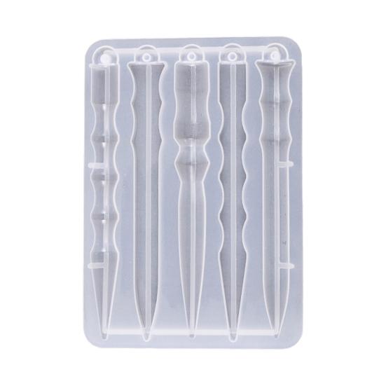 

DIY Self-Defense Keychain Casting Resin Mold Craft Handmade Epoxy Silicone Mould 02