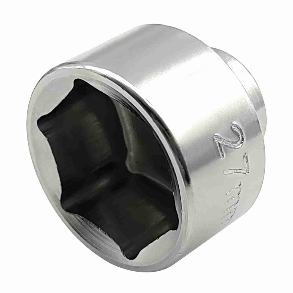27mm Low Profile Oil Filter Wrench, 6 Point Socket Replacement for Mercedes Benz A Class, Mini, Kia, Nissan, and Others