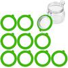 5pcs Silicone Jar Gasket Replacement Rings Airtight Rubber Seals for Glass Clip Top Canning Jars Storage Containers Leakproof1