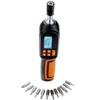 Digital Torque Screwdriver, 1/4" Drive Screwdriver Torque Wrench, Electrician Torque Screwdriver with LCD, 2.65-70.67 In-lbs Torque Range, 0.01 N.m
