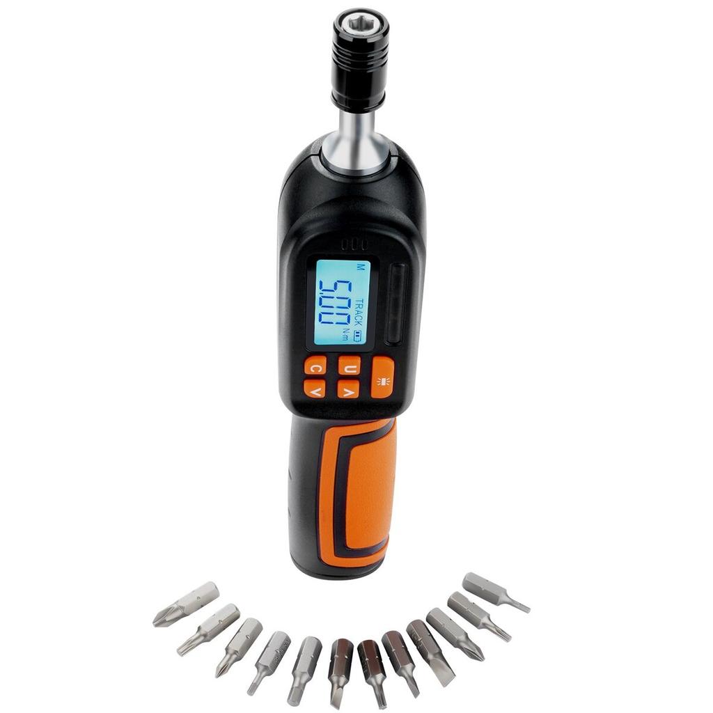 Digital Torque Screwdriver, 1/4" Drive Screwdriver Torque Wrench, Electrician Torque Screwdriver with LCD, 2.65-70.67 In-lbs Torque Range, 0.01 N.m