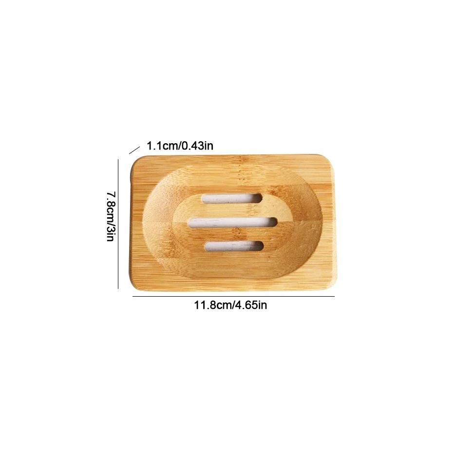 

Мыльница из натурального бамбука, посуда для ванны, держатель для мыла, бамбуковый чехол, поднос, деревянный ящик для слива плесени, инструменты для ванной комнаты