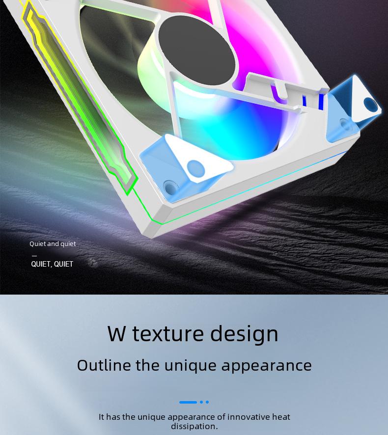 Prism 4. generace Pro ARGB chladicí ventilátor s 3pinovým 5V synchronizačním ovladačem pro počítačové skříně