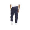 Nike Pure Color Drawstring Straight Casual Pants Men bottoms Navy-Blue CD6394-451