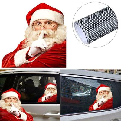 Natale Babbo Natale auto ornamento finestra adesivo decalcomania adesivi natalizi