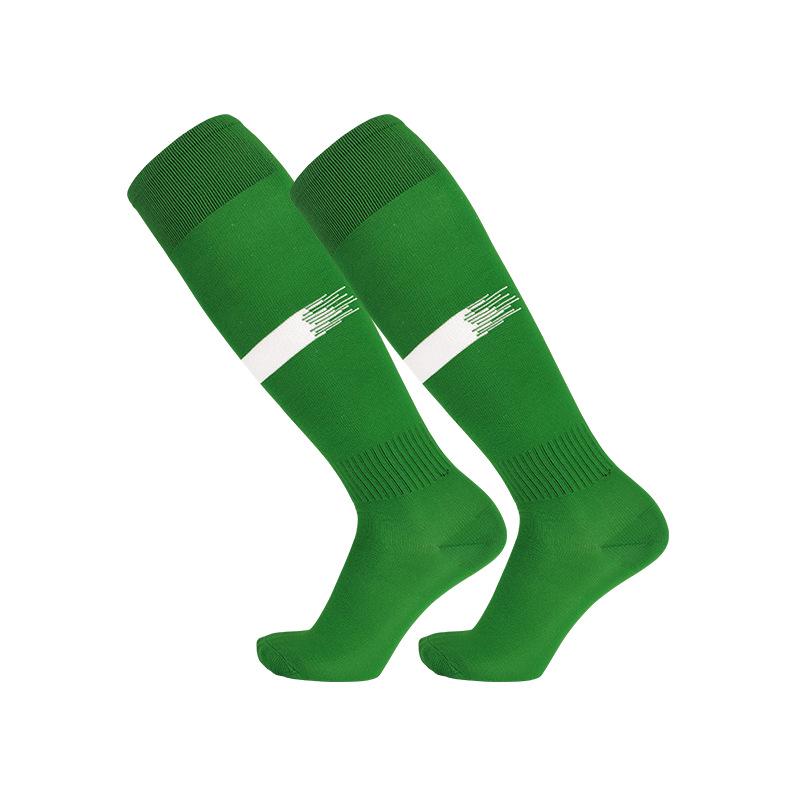 Breathable Striped Football Socks: Spring/Summer, Over-Knee, Sweat-Absorbent, Adult & Kids Training & Casual Wear