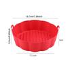 Air Fryer Liner Silicone Baking Tray High Temperature Resistant Pizza Pan Air Fryer Basket Accessory