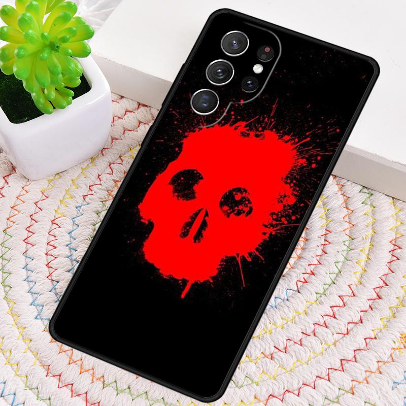 HALLOWEEN BLOODY SPLATTER Silicone Phone Case For Samsung Galaxy Note 10 Pro S26 S25 S24 S23 S22 S21 Plus S25Ultra Capa Cover