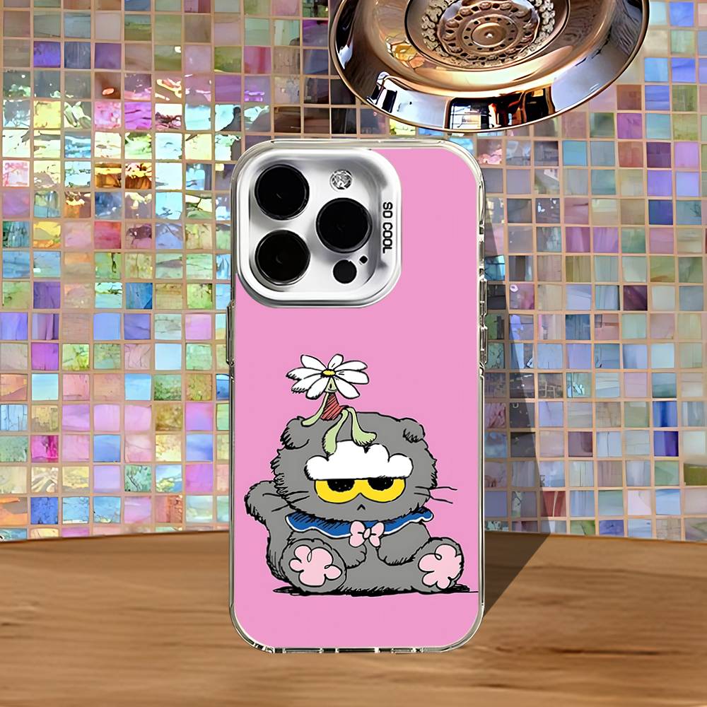 G-Gdragon Z-Zoa Cat Fashion Phone Case For iPhone 16,15,14,13,12,11,Pro,XS,Max,Plus,Mini,SE4,E White Matte Shockproof Cover