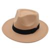 Zylinderhut Shanghai Beach Jazzhut Herren- und Damenhut im ausländischen Stil Filzhut Temperament Imitat Wollhut Chinesischer Stil Tide