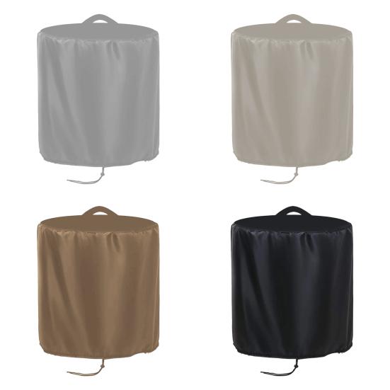 Oxford Cloth Firepit Cover Heavy Duty Waterproof UV Resistant Dust Rain Snow Leaf Protection