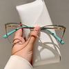 Lightweight Anti-blue Light Glasses Retro Large Frame Eyewear Square Frame Myopia Glasses  Unisex