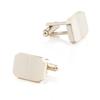 Exquisite Electroplated Gold Batch Flower Metal Cufflinks Men's French Shirt