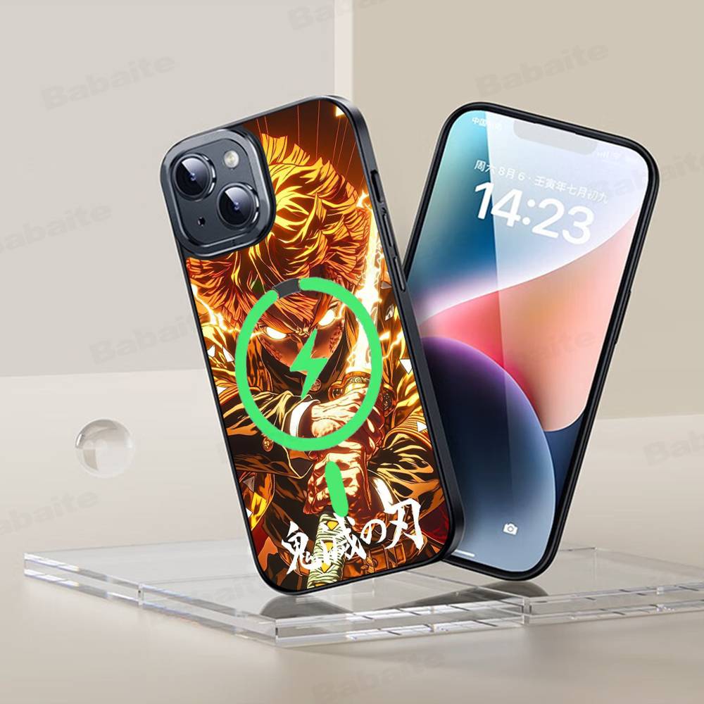 Zenitsu Agatsuma Phone Case Magnetic Case For iPhone 17 16 14 13 12 11 15 Pro Max For Wireless Charge Cover