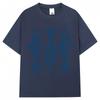 Y2k Sardines Pattern Printing T-shirt Summer Fashion Vintage   T Shirts Oversized 100% Cotton Casual T Shirt Streetwear