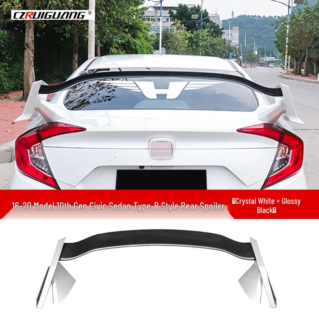 Civic Type-R Rear Spoiler Kit for 16th-19th Gen - Easy Install