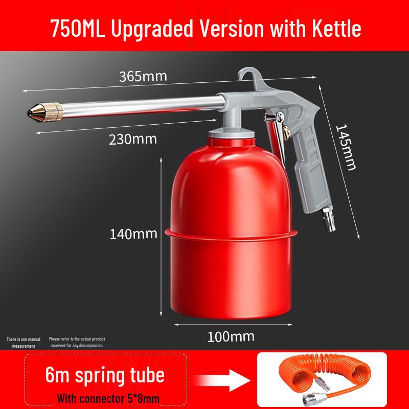 989 High-Volume Adjustable Duster Gun - High-Pressure Pneumatic Dust Blower