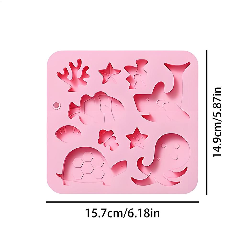 Silicone Chocolate Molds 10 Cavity Non Stick Cute Mould Small Chocolate Molds For Ice Cake Gummy Jelly Cookie Food Baking