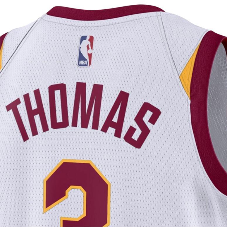 Nike Cavaliers Isaiah Thomas Letter Logo Print Basketball Jersey Men Tops White 864409-105