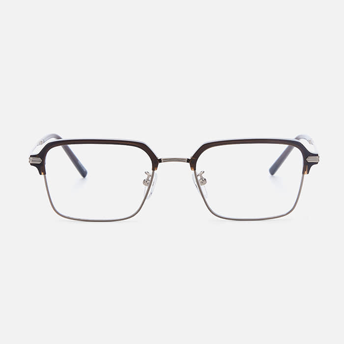 Byumaeb Mark_Big Size Vintage Square Browline Frames