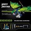 Non-Toxic 447Pcs Green Flying Dragon Building Blocks Classic Ancient Dragon Model Bricks Desktop Decoration Diy Toy For Kids Holiday Gifts