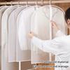 Thickened Washable Clothes Hanging Dust Cover Cover Suit Coat Transparent Fully Enclosed With Zipper Clothes Storage Bag