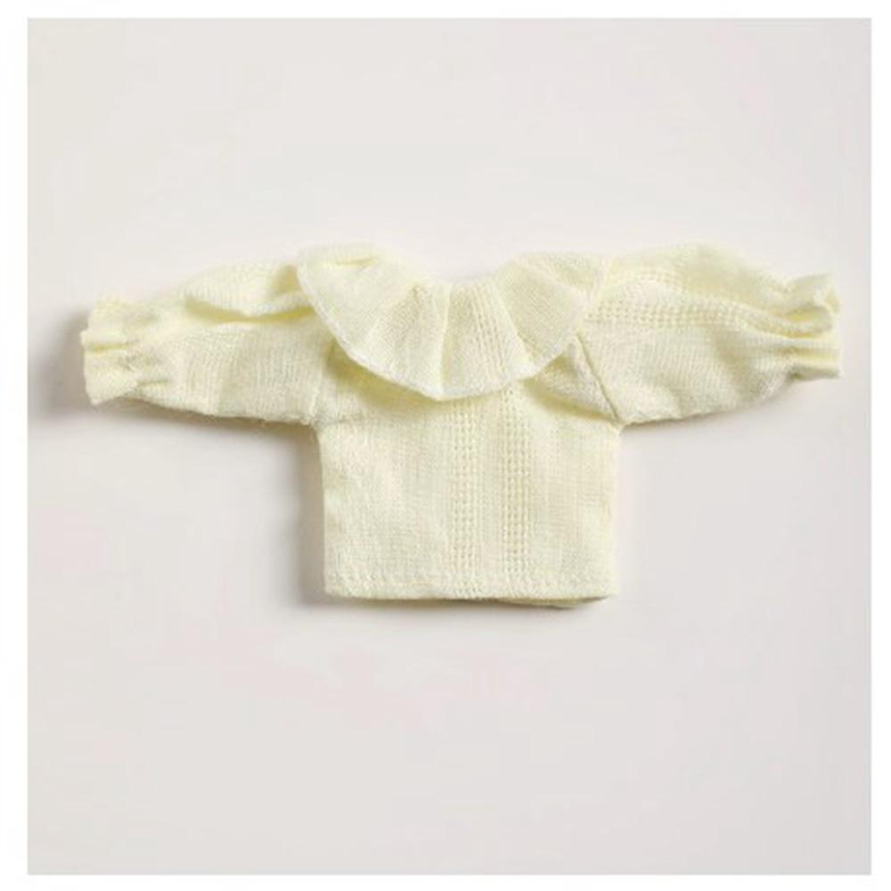 3 Colors Doll Shirt Tops Doll Clothes Accessories for 1/11 ob11 Dolls For 1/12 Bjd Dolls