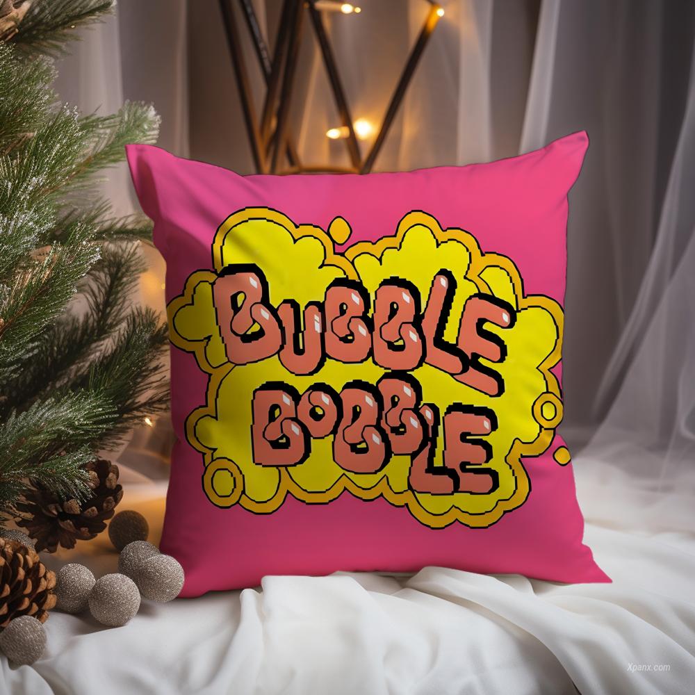 Hot Game B-Bubble Bobble Cushion Cover Premium Comfort Reversible Pillow Cove -Two In One Design For Any Room & Car Interior