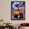 Full Round Diamond Painting Poor Wall-e Art Rhinestone Picture Mosaic DIY 5D Cross Stitch Embroidery Home Decoration