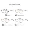 Fashion Metal Photochromic Sunglasses UV400 Anti Blue Light Anti Glare Driving Shades for Men Women