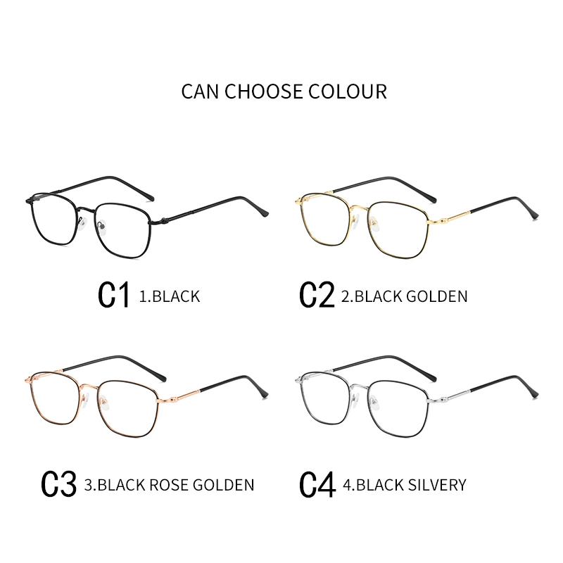 Fashion Metal Photochromic Sunglasses UV400 Anti Blue Light Anti Glare Driving Shades for Men Women