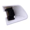 95853187900 Front Left White Exterior Door Handle Bezel Lock Cylinder Cover Cap Plastic fit for Porsche Cayenne 2011 2012-2017