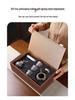 Fu Lu Ceramic Tea Set: Kung Fu Style Chinese Tea Brewing Gift Box for Incense Ceremony & Housewarming