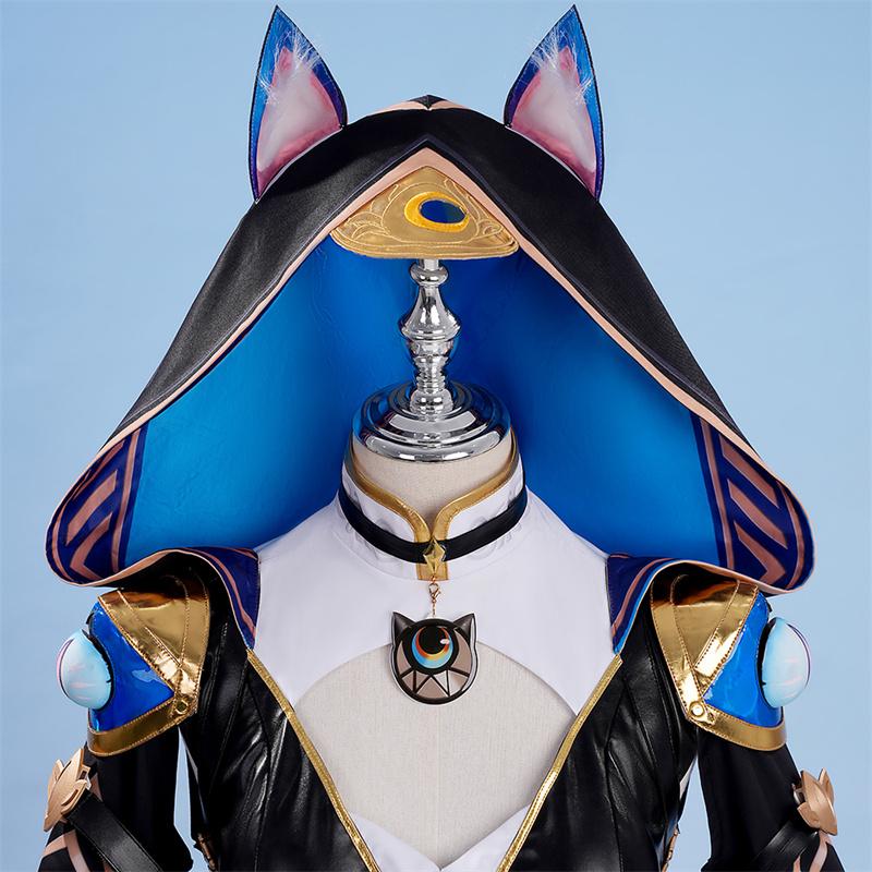 Game Honkai Star Rail Cipher Cosplay Costume Thief Star Cipher Cat Women Jumpsuit Halloween Carnival Party Suit
