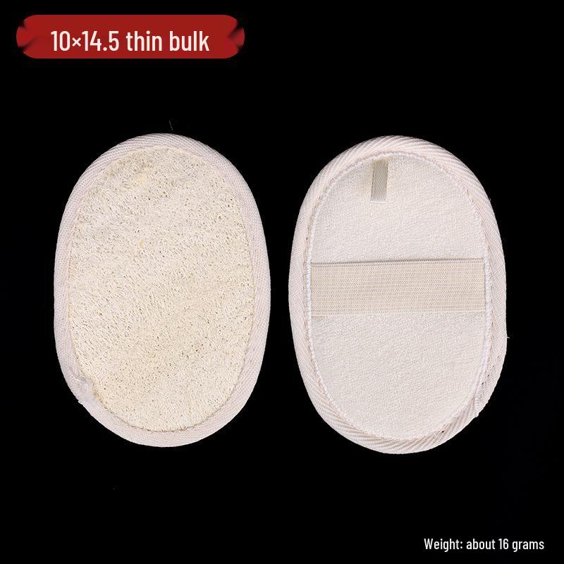 Thick Natural Loofah Sponge: Gentle Exfoliating Bath Scrubber for Rich Lather