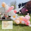 Sonnenblumen Gänseblümchen Ballonkette Geburtstagsarrangement Macaron Ballonkranz Bogen Set