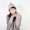 Prodigal Cashmere Long Arm Warmers for Women Sand 100% (Free Size, Beige)