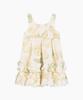 Sinun Frill Sleeveless Dress (Green Mix)