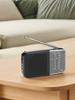Portable Radio with Speaker Battery Powered Radio with Strap Small Radio Telescopic Antenna for Running Cycling