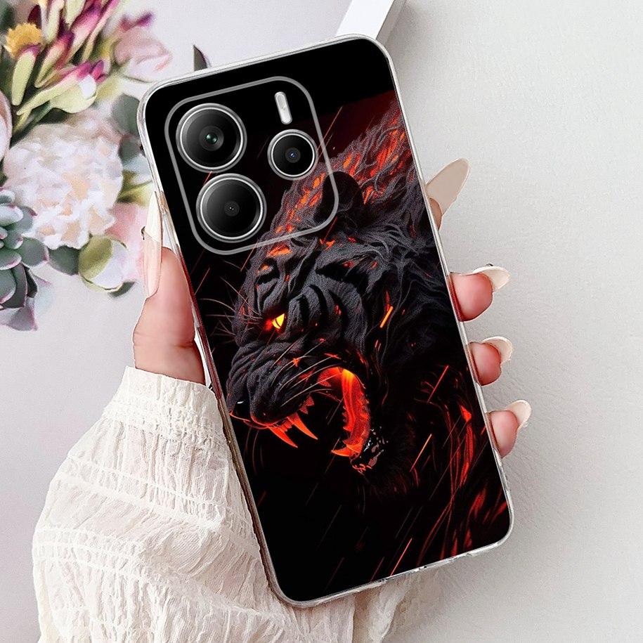 For Cover Xiaomi Redmi Note 14 4G Phone Case Luxury Marble Machine Soft Silicone Slim TPU Funda For Redmi Note 14 4G Note14 Capa