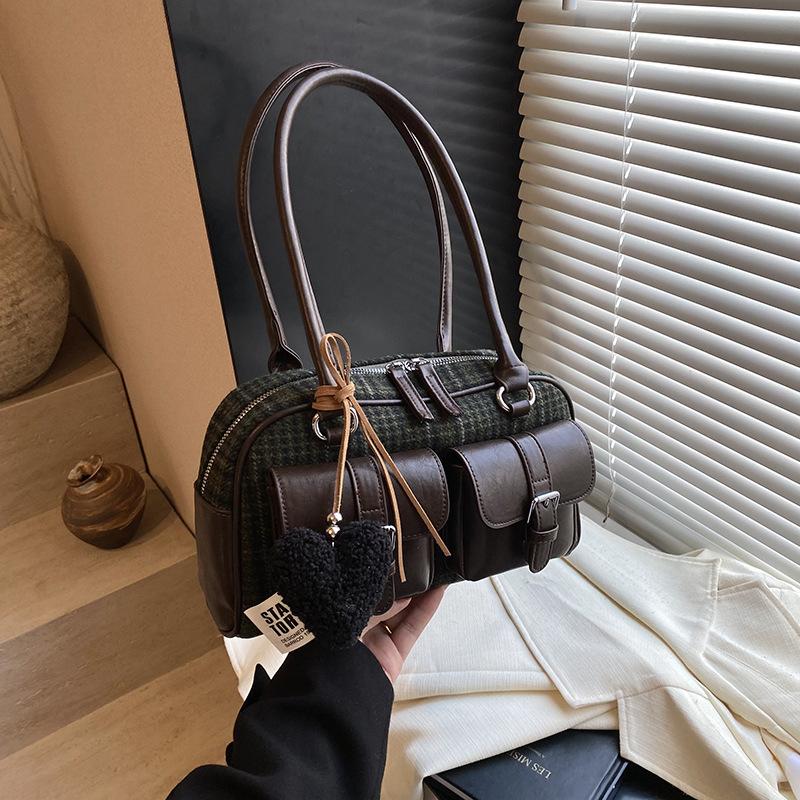 Multi-pocket Bag Women's Fashion Shoulder Bag New Handbag